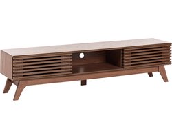 BELIANI TOLEDO - TV-meubel - Donkerbruin - 180 x 40 cm - Vezelplaat