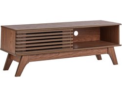 BELIANI TOLEDO - TV-meubel - Donkerbruin - Vezelplaat