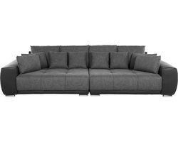 BELIANI TORPO - Bank XXL - Grijs/Zwart - Polyester