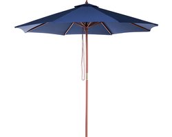 Beliani TOSCANA - Parasol - Blauw - Kunststof
