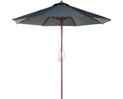 Beliani TOSCANA - Parasol - Grijs - Kunststof