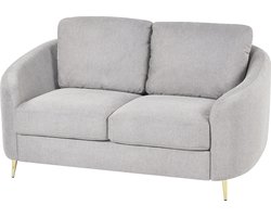 BELIANI TROSA - Tweezitsbank - Lichtgrijs - Polyester