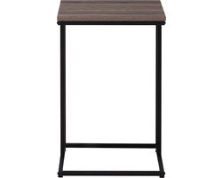 BELIANI TROY - Bijzettafel - Taupe - Vezelplaat