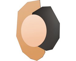 BELIANI TROYON - Wandspiegel - Roségoud - Glas