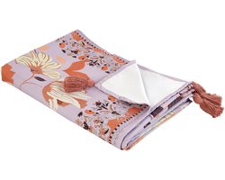 BELIANI TUFKI - Picknickkleed - Paars - 150 x 200 cm - Polyester