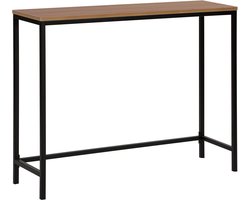Beliani TULIA - Consoletafel - Donkere houtkleur - MDF