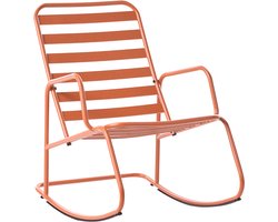 BELIANI TURI - Schommelstoel - Oranje - Aluminium