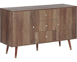 BELIANI ULIKA - Sideboard - Donkerbruin - MDF