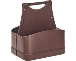 BELIANI URUK - Opbergmand - Bruin - Kunstleer