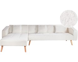 BELIANI VADSO - Hoekslaapbank - Gebroken wit - Rechterzijde - Bouclé