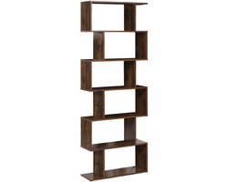 BELIANI VALDOSA - Boekenkast - Donkere houtkleur - Spaanplaat