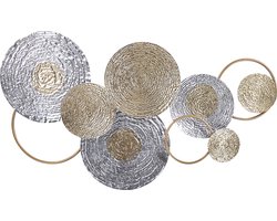 Beliani VANADIUM - Wanddecoratie - Zilver - IJzer