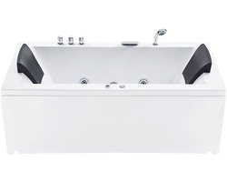 BELIANI VARADERO - Whirlpool - Wit - Linkerzijde - 90 x 183 cm - Acryl
