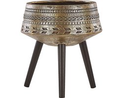 BELIANI VARDIANI - Plantenbak - Goud - 50 cm - Magnesiumoxide