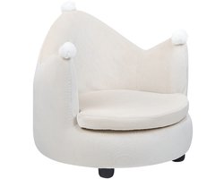 BELIANI VEGA - Kinderstoel - Lichtbeige - Fluweel