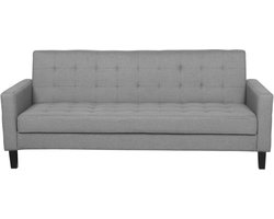 BELIANI VEHKOO - Slaapbank 3-zits - Lichtgrijs - Polyester