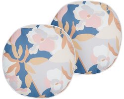 BELIANI VEREZZI - Tuinkussen set van 2 - Meerkleurig - 40 cm - Polyester