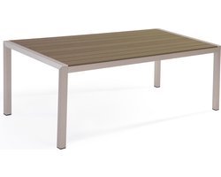 Beliani VERNIO - Tuintafel - Bruin - Aluminium