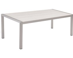 Beliani VERNIO - Tuintafel - Wit - Aluminium
