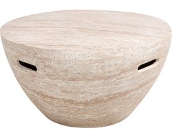 BELIANI VICARELLO - Salontafel - Beige - Lichtbeton (MgO)