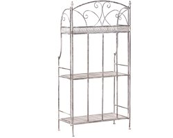 BELIANI VILLADOSE - Rek - Grijs - IJzer