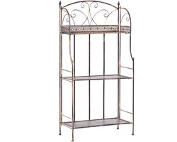 BELIANI VILLADOSE - Rek - Zwart - IJzer