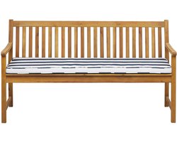 BELIANI VIVARA - Tuinbank - Marineblauw - 160 cm - FSCÂ® acaciahout