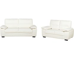 BELIANI VOGAR - Woonkamerset - Off-white - Kunstleer