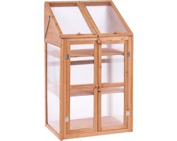 BELIANI VOLVERA - Balkonkas - Lichtbruin - Dennenhout