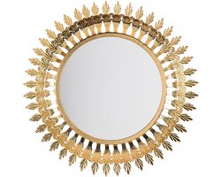 Beliani VOREY - Wandspiegel - Goud - Metaal