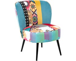 BELIANI VOSS - Fauteuil - Blauw - Stof