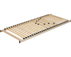 BELIANI VOUZIERS - Lattenbodem - Lichthout - 80 x 200 cm - Berkenhout