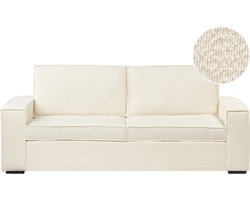 BELIANI VUOKATTI - Slaapbank - Gebroken wit - Bouclé