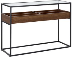 BELIANI WACO - Consoletafel - Zwart - Metaal