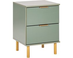 BELIANI WALPOLE - Nachtkastje - Groen - Hout