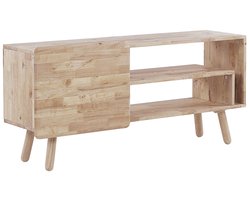 BELIANI WESTFIELD - TV-meubel - Lichtbruin - Rubberhout