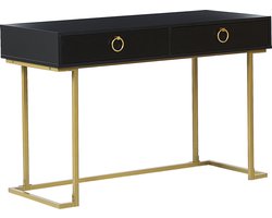 Beliani WESTPORT - Kaptafel - Zwart - MDF