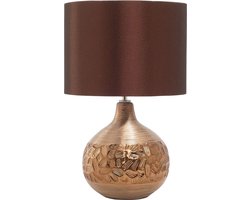 BELIANI YAKIMA - Tafellamp - Bruin - Porselein