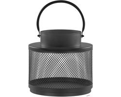 BELIANI YAMDENA - Lantaarn - Zwart 24 cm - IJzer