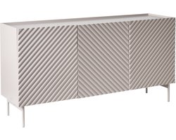 BELIANI YARAKA - Dressoir met 3 deuren - Lichtbeige - MDF