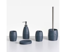 BELIANI YARAPA - Badkameraccessoireset - Donkerblauw - Polyresin