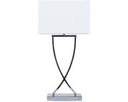 BELIANI YASUNI - Tafellamp - Wit - Metaal