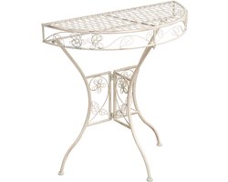 BELIANI YAVIZA - Tuintafel - Lichtbeige - IJzer
