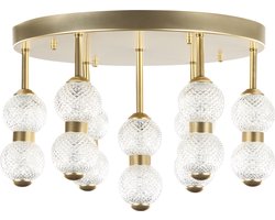 BELIANI YOWAKA - Hanglamp - Goud - Metaal