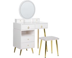 BELIANI YVES - Kaptafel - Wit - MDF