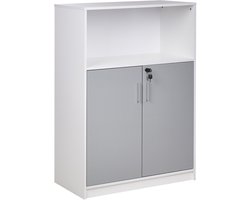 BELIANI ZEHNA - Sideboard - Lichtgrijs - Vezelplaat