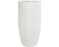 BELIANI ZELKOVA - Bloempot - Lichtbeige - MgO