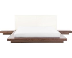 Beliani ZEN - Waterbed - lichte houtkleur - MDF