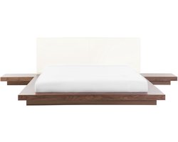 BELIANI ZEN - Waterbed - Lichthout - 160 x 200 cm - MDF
