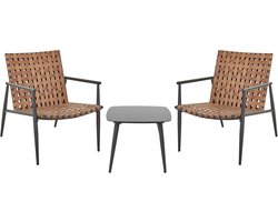 BELIANI ZIRIA - Bistroset - Natuurlijk - PE rotan